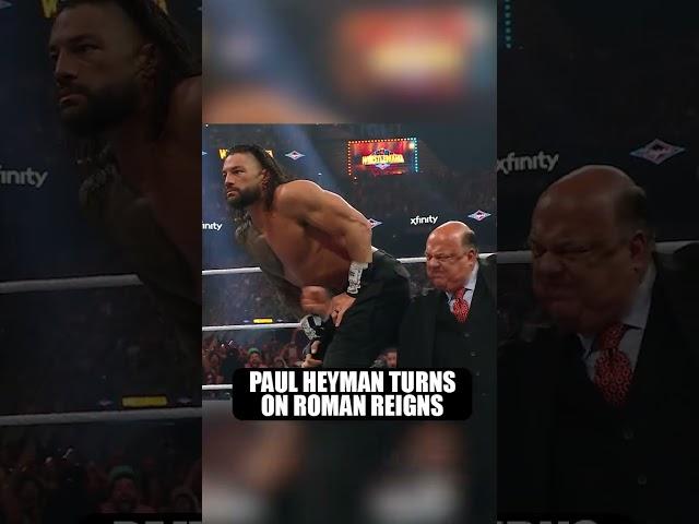 Paul Heyman  #WrestleMania (via Peacock/WWE)