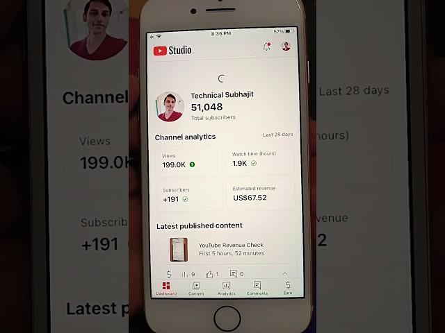 How to Refresh YouTube Studio Mobile App