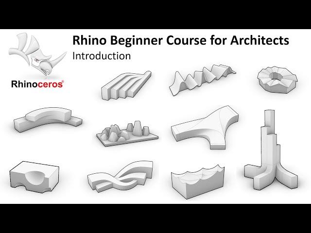 01 Rhino Beginner course for Architects_Introduction and basics