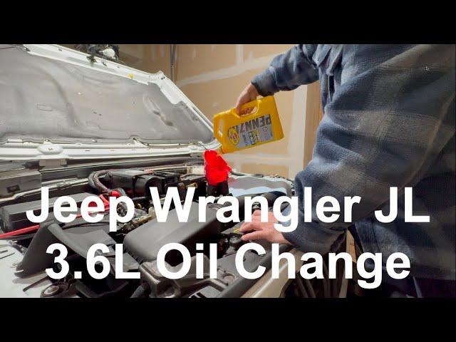 Jeep Wrangler JL 3.6L Oil Change | 2024 DIY Guide