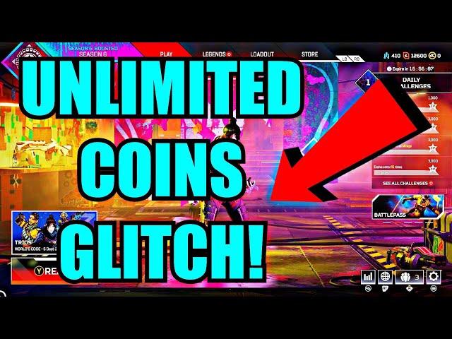 APEX LEGENDS UNLIMITED COINS GLITCH! *WORKING* SEASON 6 UNLIMITED APEX COINS GLITCH! FREE APEX COINS