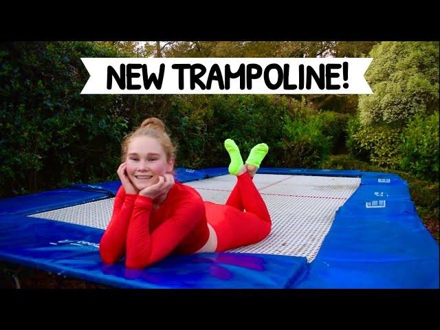 Trying Out My New Trampoline!