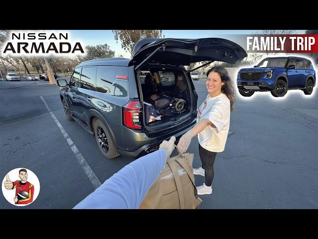 What It's Like to Take a Family Trip in a 2025 Nissan Armada Pro-4X (POV)