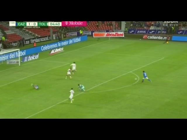 Golazo de Santiago gimenez Cruz azul vs toluca 1-0 Liga Mx 2021