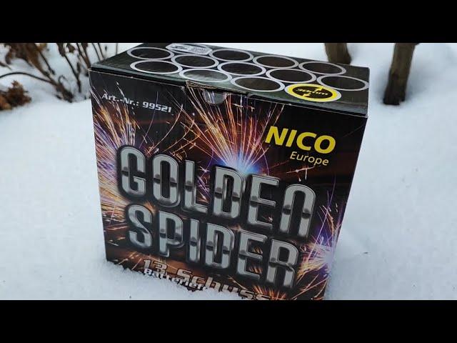 "Golden Spider-Nico Europe" 13 Schuss 30mm Feuerwerks Batterie