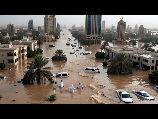 Now Mecca, Saudi Arabia is in chaos! Flash floods turn streets into rivers