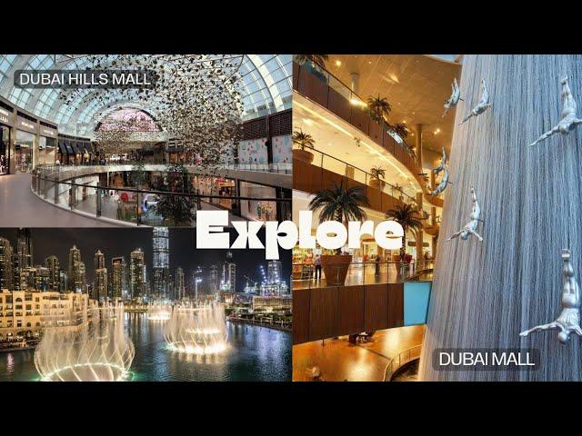 Exploring Dubai Mall | Dubai Hills Mall #dubai #dubailife