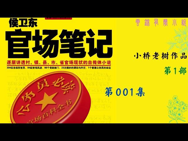 【有声书】《侯卫东官场笔记》第1部 第1--23集|小桥老树作品