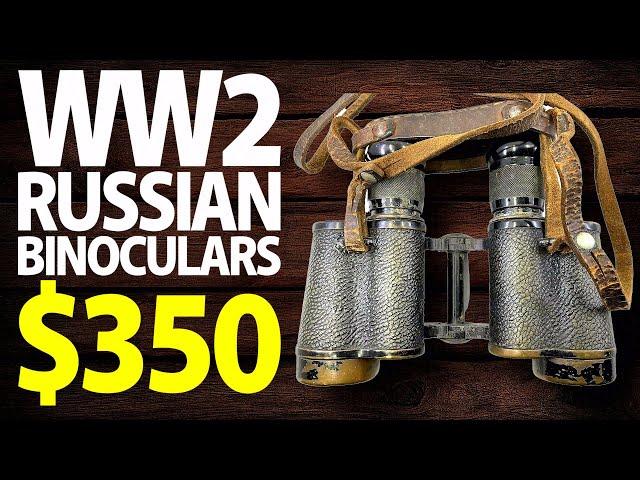 $350 | WW2 Soviet Russian Binoculars Review: Vintage Military Optics | Military Antiques Toronto