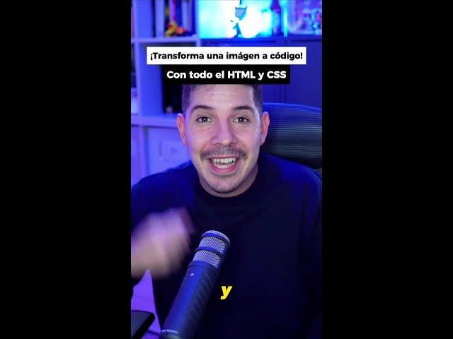Transforma una imagen a código HTML y CSS