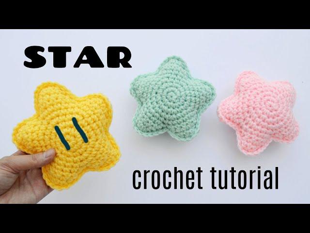 Easy Star Amigurumi ⭐️ - Beginner Crochet | Step by Step