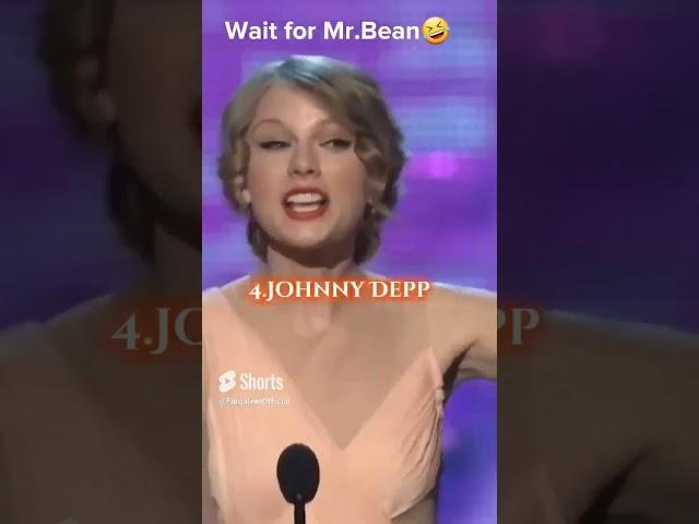 Other Celebrities Vs Mr Bean getting Awards#shorts #johnnydepp #mrbean #robertdowneyjr #funny