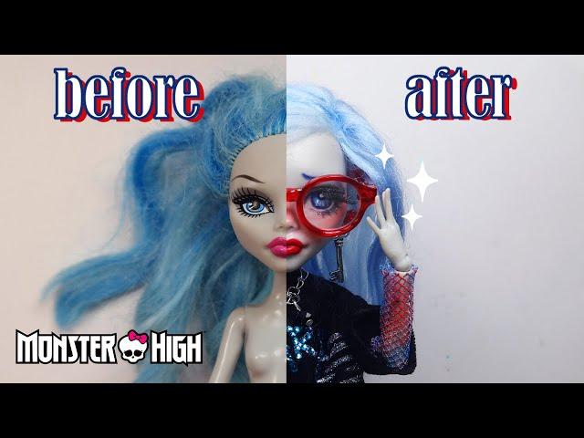 Giving GHOULIA YELPS an EXTREME MAKEOVER ‍️ MONSTER HIGH OOAK