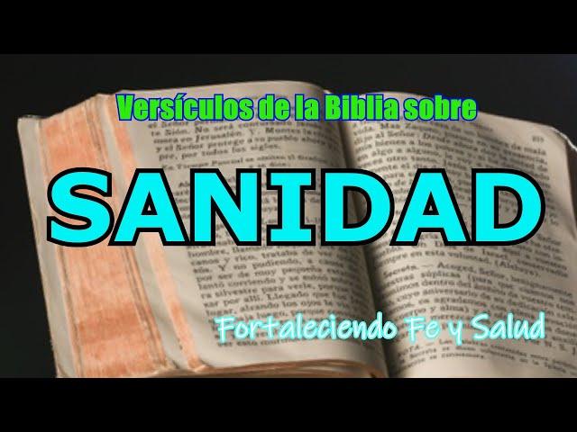 Versículos de la Biblia sobre SANIDAD  La Fe y nuestra SALUD