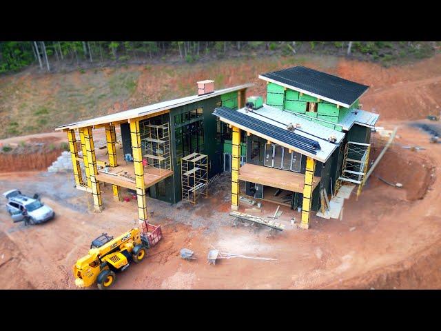 Construction of a MEGA sized Modern Home P95
