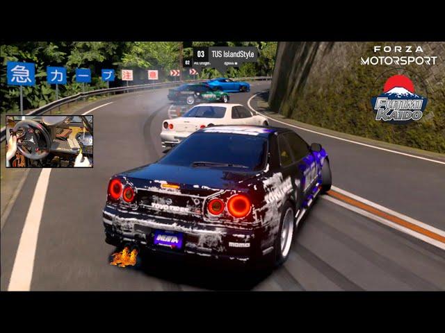 FUJIMI KAIDO Meet Up - REALISTIC Wheel TANDEMS w/ThatDudeInBlue And Crew!!
