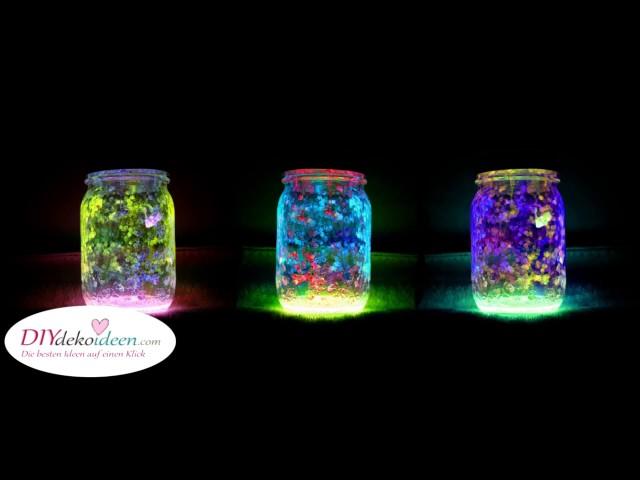 DIY Deko - leuchtende Marmeladengläser (DIY Fairy Glow Jars)