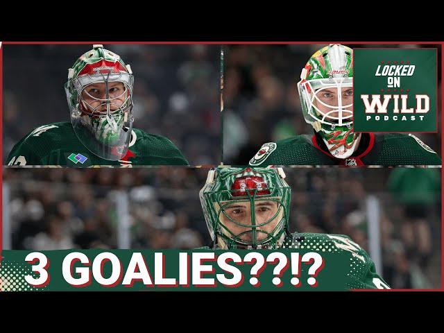 Are the Minnesota Wild Really Leaning toward a Three Goalie Rotation? #minnesotawild #mnwild