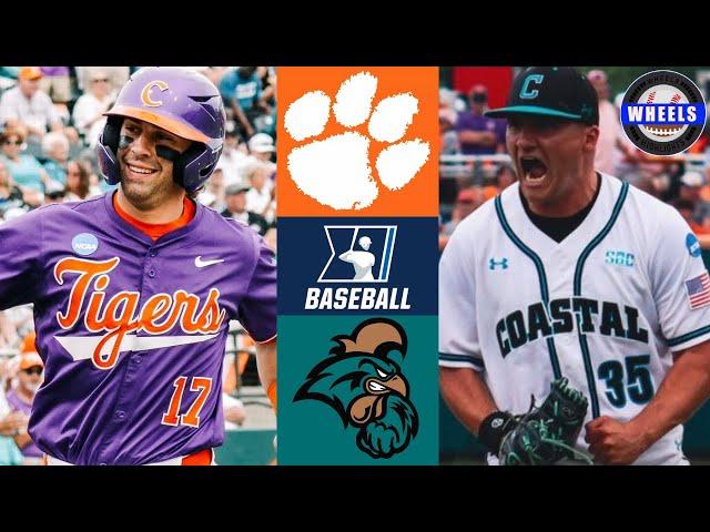 #6 Clemson vs Coastal Carolina | Regionals Winners Bracket | 2024 College Baseball Season