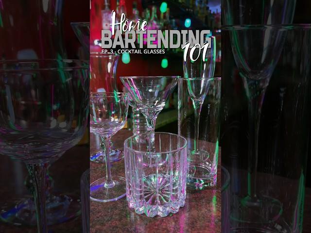 Cocktail Glasses you should get for your Home Bar! Home Bartending 101