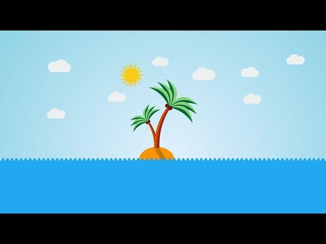 The Adobe Illustrator Flat Design Tutorial: Desert Island #1