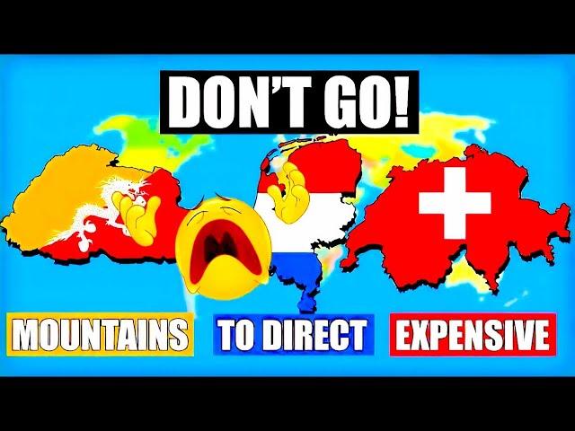 20 Countries You Shouldn’t Go to When You Hate Particular Things!