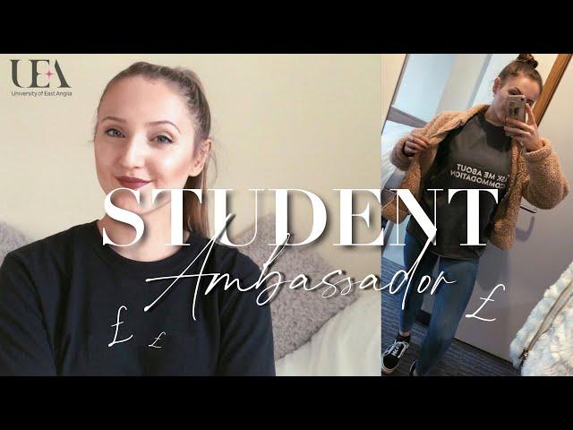 What do Student Ambassadors do? UEA Accommodation Rep.
