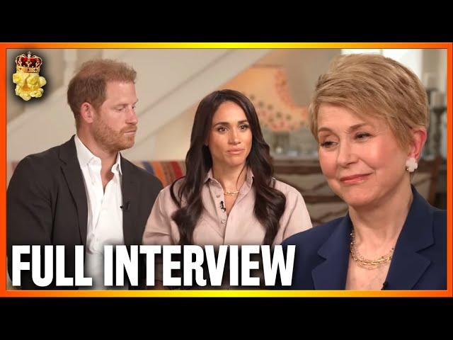 RIDICULOUS! Meghan Markle & Prince Harry CBS Sunday Full Interview Watch Party & 100K Sub Stream!