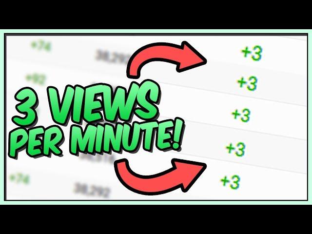 How To Get 3 Views PER MINUTE on YouTube 2017