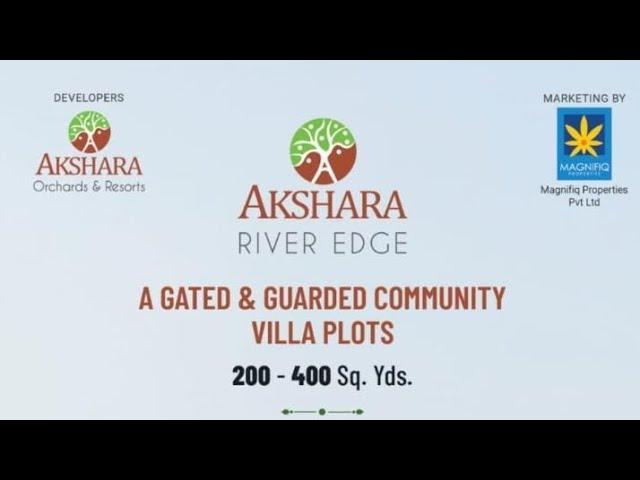 AKSHARA RIVER EDGE PREMIUM VILLA PLOTS 9885104141