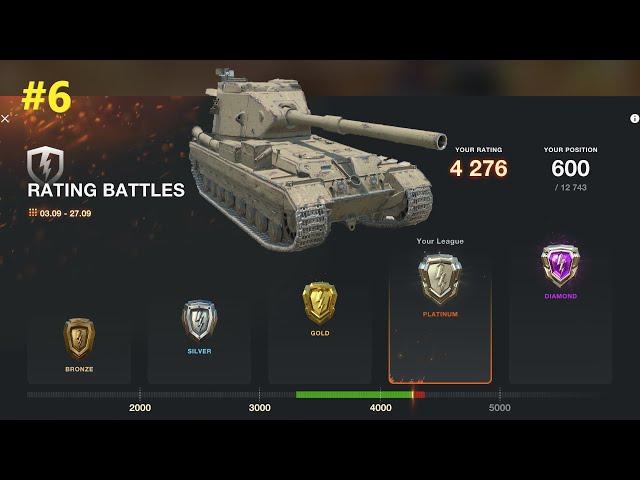 #280 Can We Reach Diamond League with FV215b (183)? | Sept. 2024 | WoTB 11.1