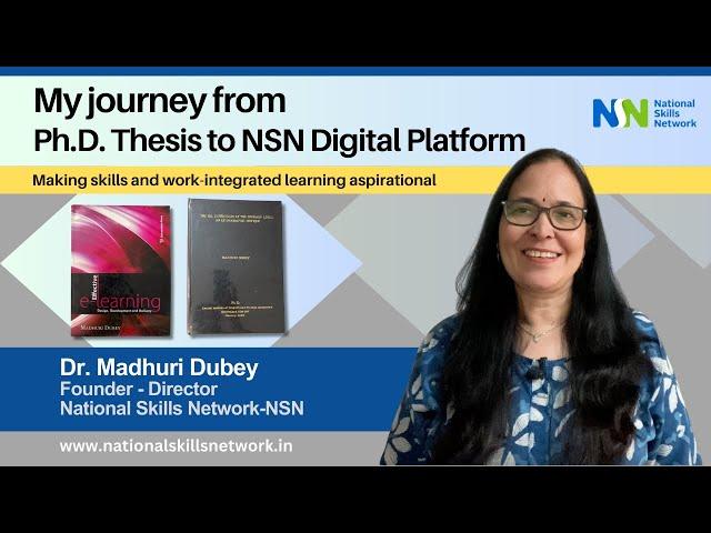 How my Ph.D helped in building National Skills Network-NSN