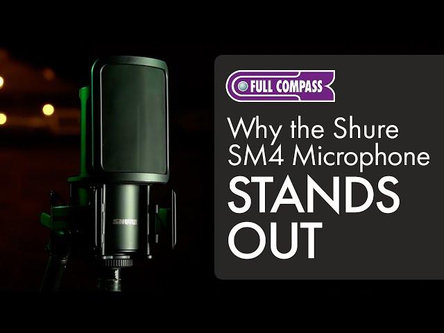 Why the Shure SM4 Microphone Stands Out | Full Review