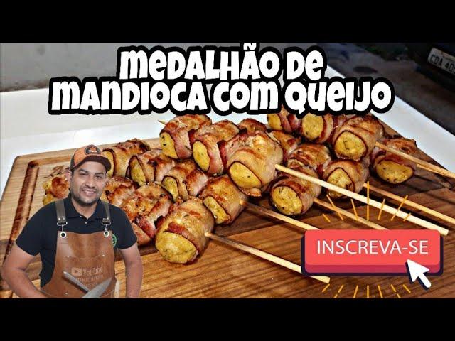 MEDALHÃO DE MANDIOCA COM QUEIJO