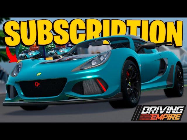 Are The New SUBSCRIPTIONS In Driving Empire WORTH IT?