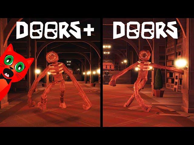 КАТСЦЕНЫ ДО и ПОСЛЕ ОБНОВЛЕНИЯ в игре ДОРС | DOORS roblox | Изменения игры ДВЕРИ роблокс.