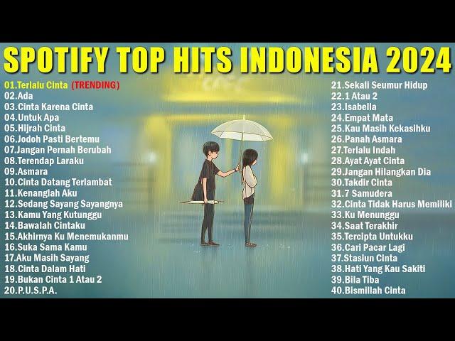  Spotify Top Hits Indonesia - Lagu Pop Terbaru 2024  Lagu pop viral tiktok 2024 | Terlalu Cinta