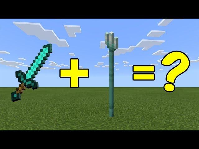 I Combined a Trident and a Diamond Sword in Minecraft - Here's WHAT Happened...