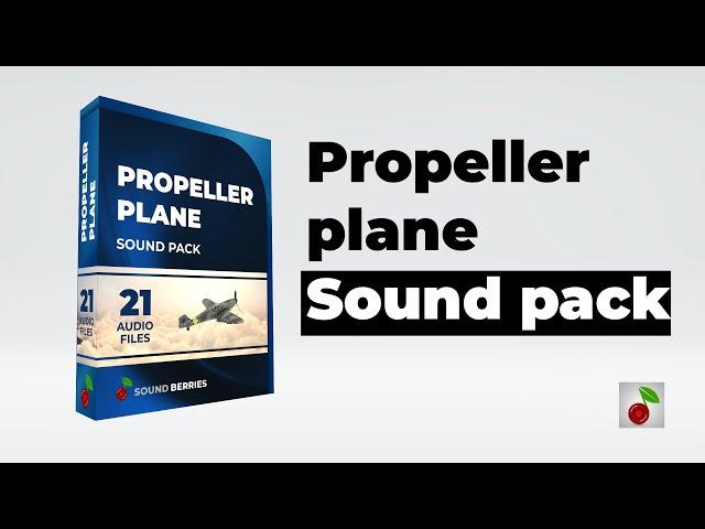   Propeller plane pass by, WW2 aircraft, SOUND EFFECTS PACK