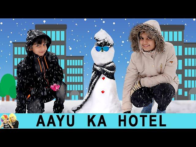 AAYU KA HOTEL | Funny Types of people in Hotel | Travel Vlog | Aayu and Pihu Show