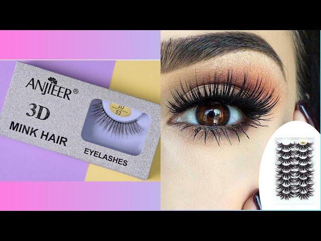 ANJIEER 3D MINK HAIR EYELASHES I 299 I DISCOUNT OFFFER