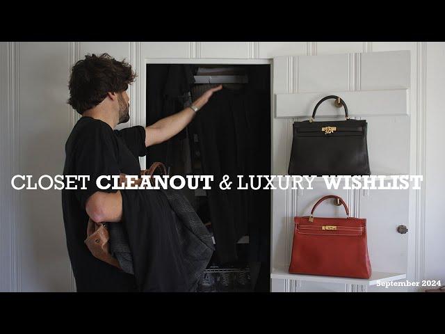 Closet Cleanout & Updated Luxury Wishlist | The Row, Hermès, Lemaire, YSL, AMI, etc.