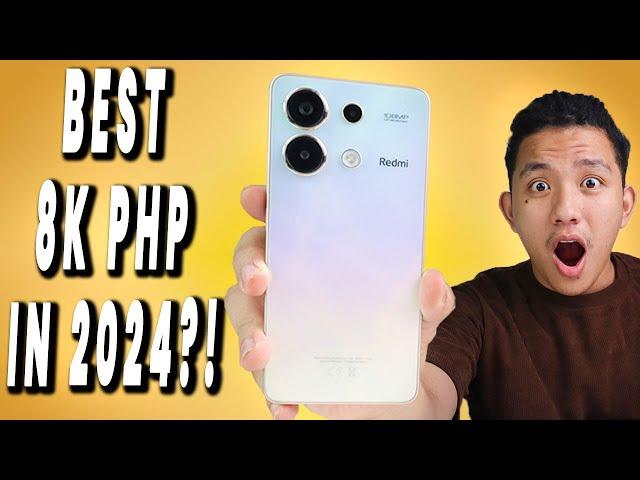 REDMI NOTE 13- BEST 8K PHP IN 2024?!