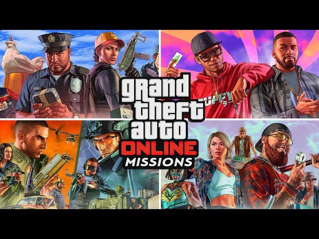 GTA 5 Online - All Contact Missions Walkthrough Gameplay No Commentary