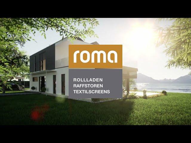 ROMA Rollladen, Raffstoren und Textilscreens. Der perfekte Sonnenschutz an heißen Tagen.