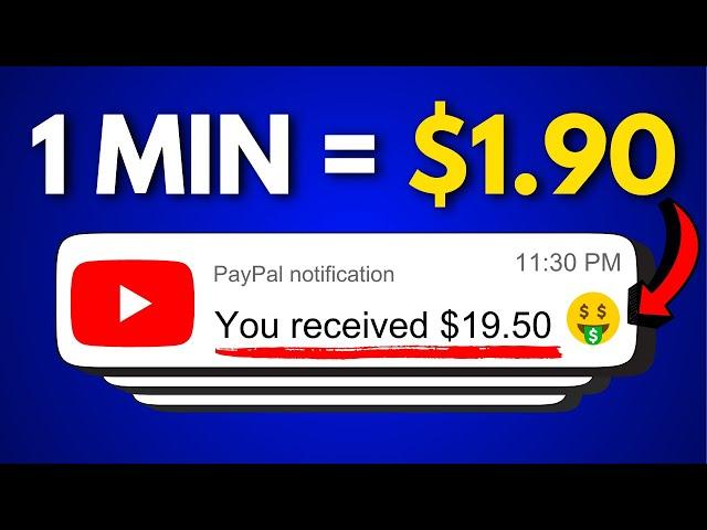 Get Paid $1.90 Every Min  Watching Videos – How To Make Money Online