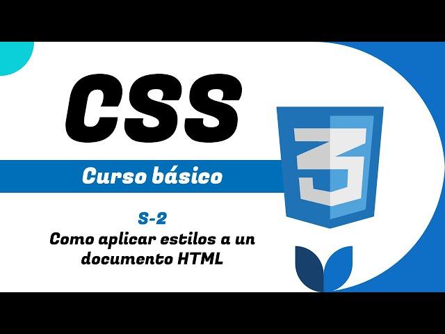 Como aplicar estilos CSS a un documento HTML 