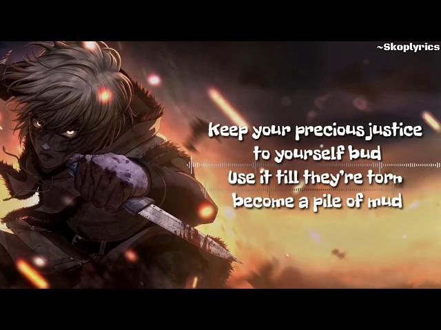 Vinland Saga Opening 2 Full ( Dark Crow - MAN WITH A MISSION ) Lyrics