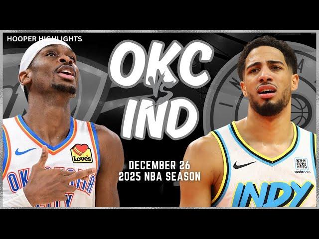 Oklahoma City Thunder vs Indiana Pacers Full Game Highlights | Dec 26 | 2025 NBA Season