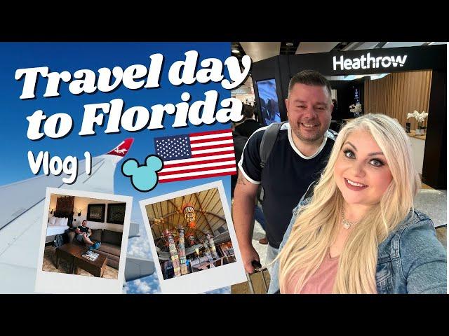 HIS FIRST EVER TRIP TO AMERICA!  TRAVEL DAY TO FLORIDA ️ Disney World & Animal Kingdom Lodge